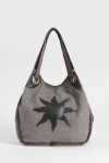 Bolso oversize canvas yorugua gris
