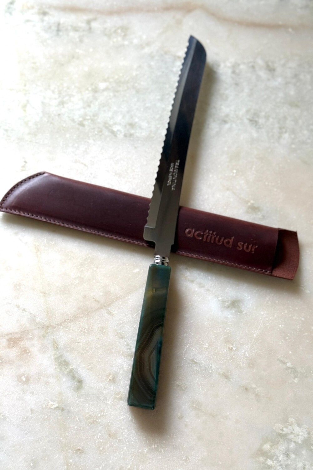 Stone Bread Knife Verde