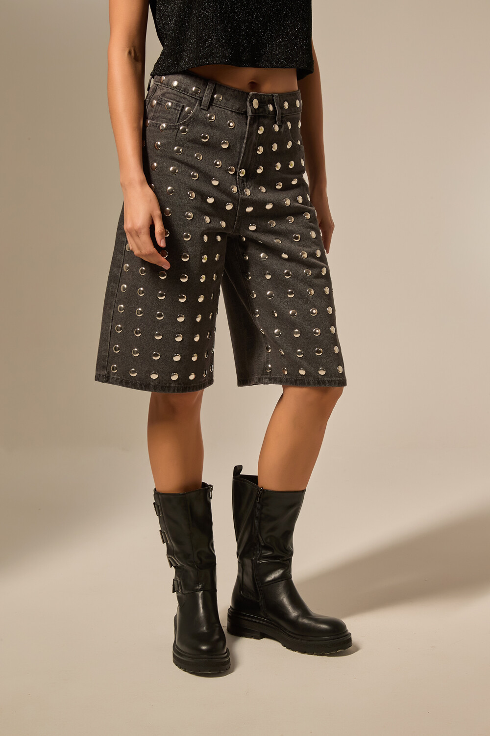 Bermuda Zafi Gris Medio