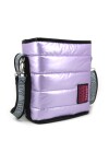 Cartera puffer Lila