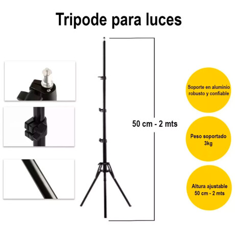 Aro de Luz Led con Trípode 33 cm Diámetro 001