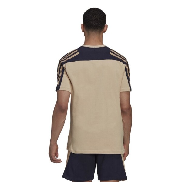 Remera Adidas Future Icons 3 Rayas Beige