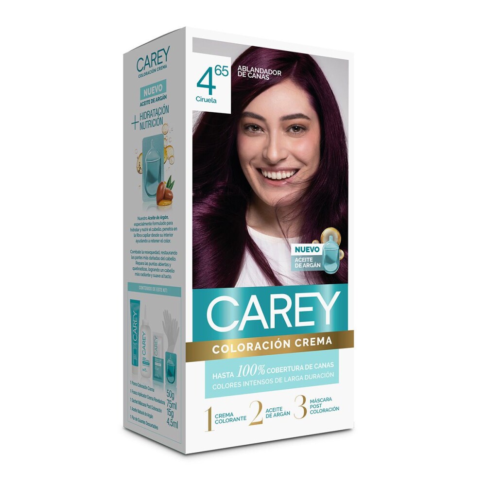 CAREY TINTURA KIT N.4.65 CIRUELA CJ única