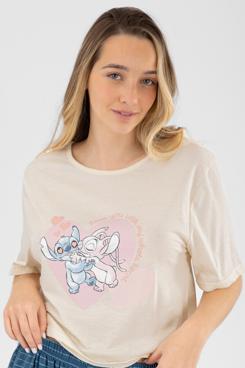 Stitch love you Blanco