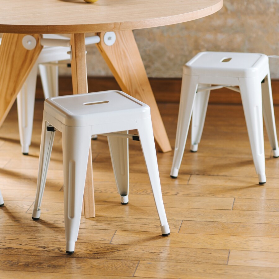 Banqueta Mini Tolix Blanco Banqueta Mini Tolix Blanco