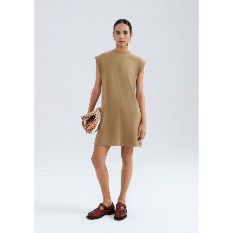 VESTIDO CURTO FEM MARRÓN MEDIO