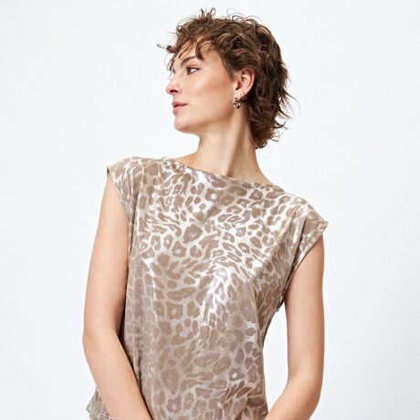 TOP HILTON Beige