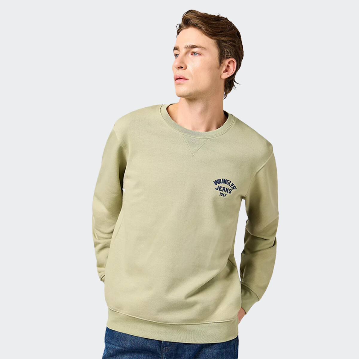 Buzo Wrangler Small Logo - Verde 