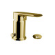 GRIFERIA PARA BIDET MONOCOMANDO 35MM ORO SEMI MATE ALASSIO DORADO