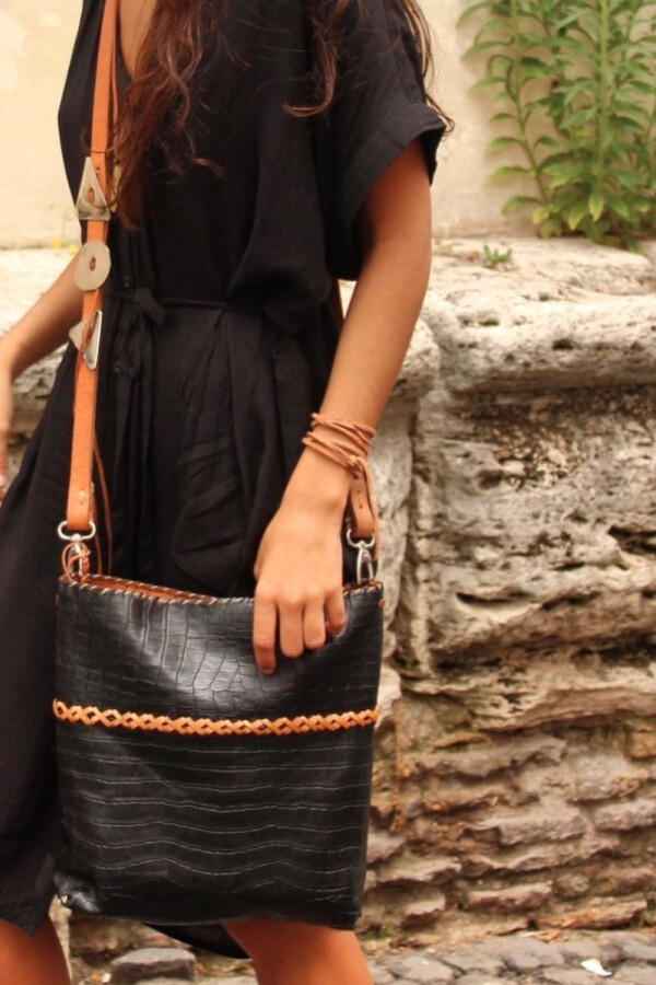 Jewel Envelope Bag Negro