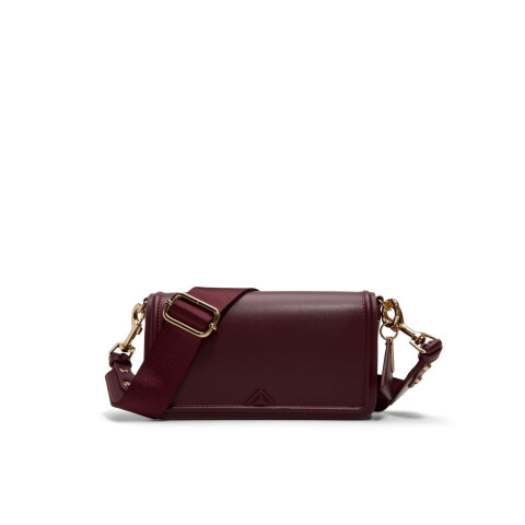 GWENDY BORDO SYNTHETIC BLACK LEATHER