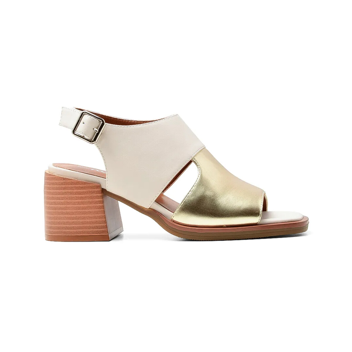SANDALIA CASUAL TACO BAJO LELIA - KORIUM 