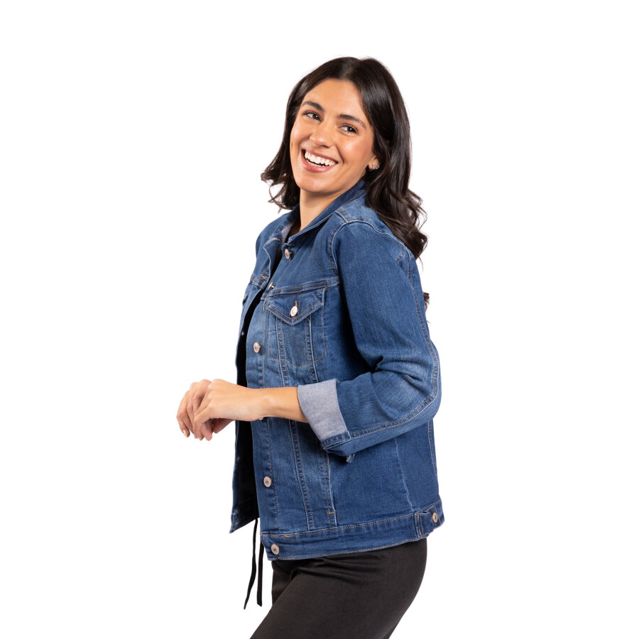 CHERRY JACKET JEAN DARKJEAN