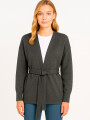Saco Obol Gris Melange Oscuro