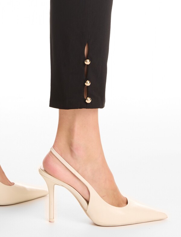 Pantalon Botones NEGRO