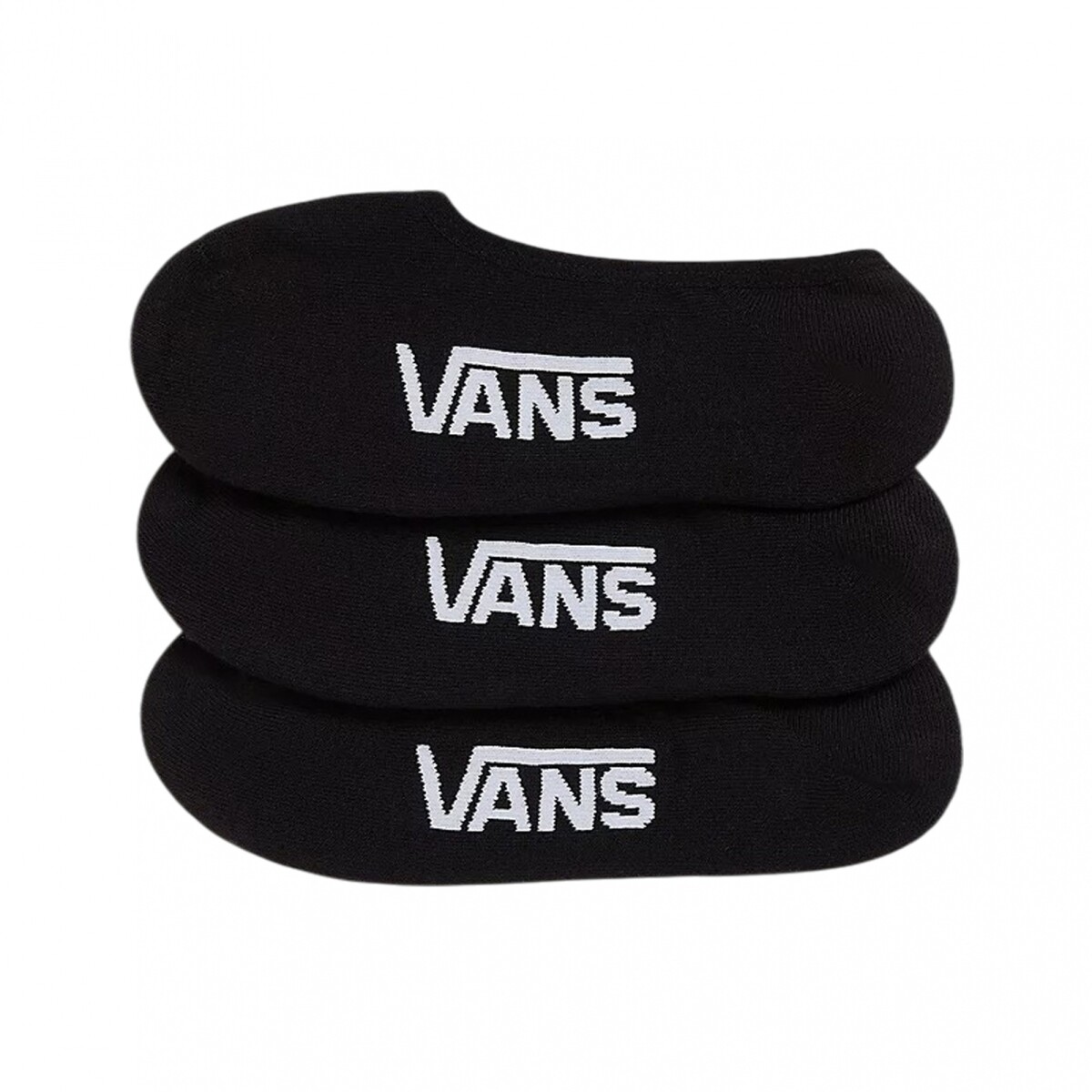 Medias Vans Classic No Show - Black - Black 