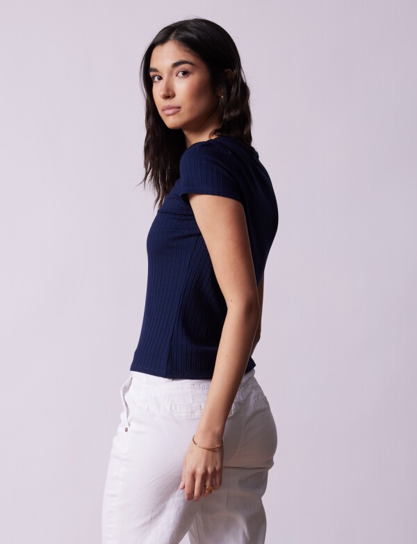 Remera Ribs AZUL