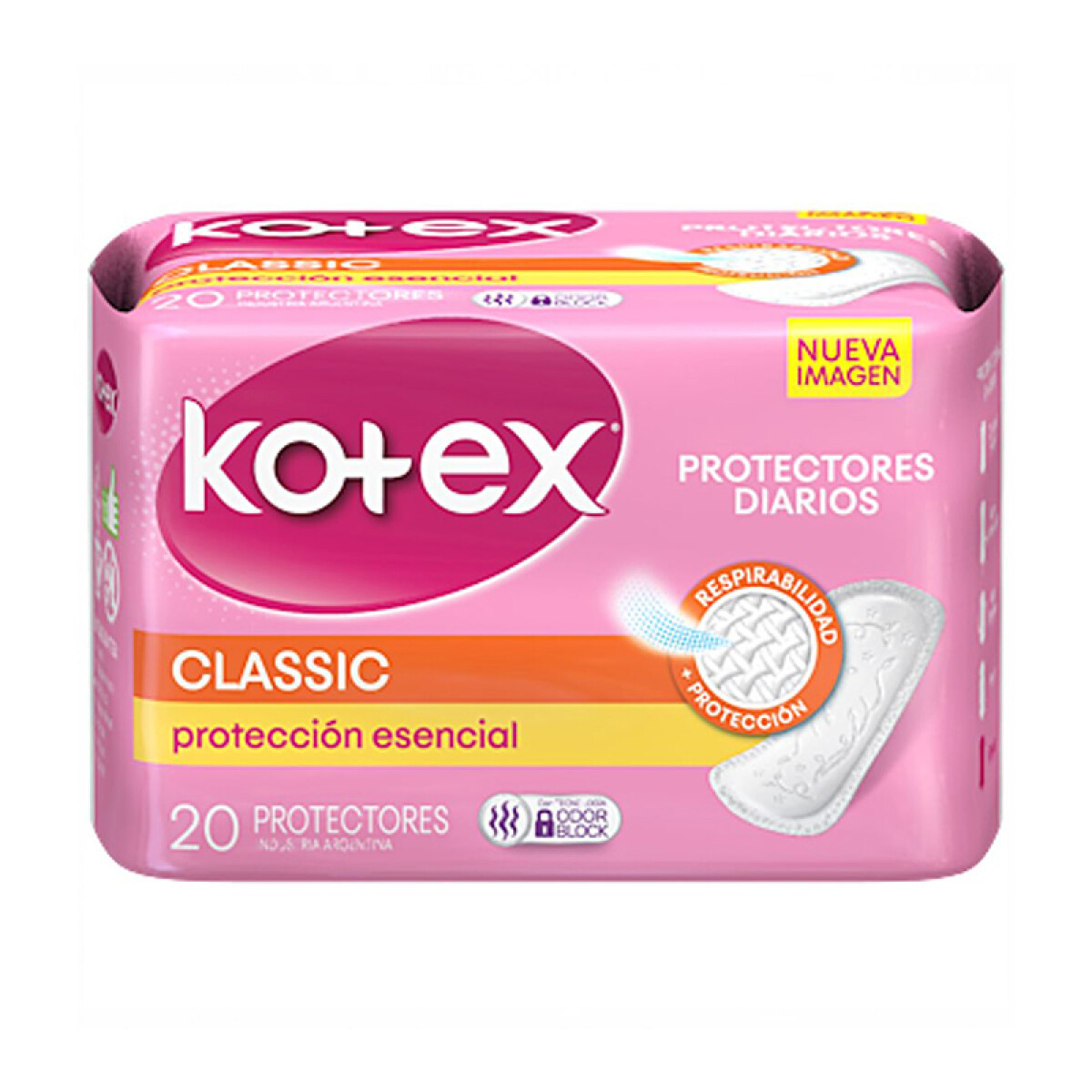 Protector Diario KOTEX Classic x 20 Unidades 