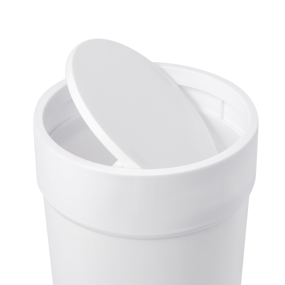 PAPELERA POLIPROPILENO BLANCO UMBRA