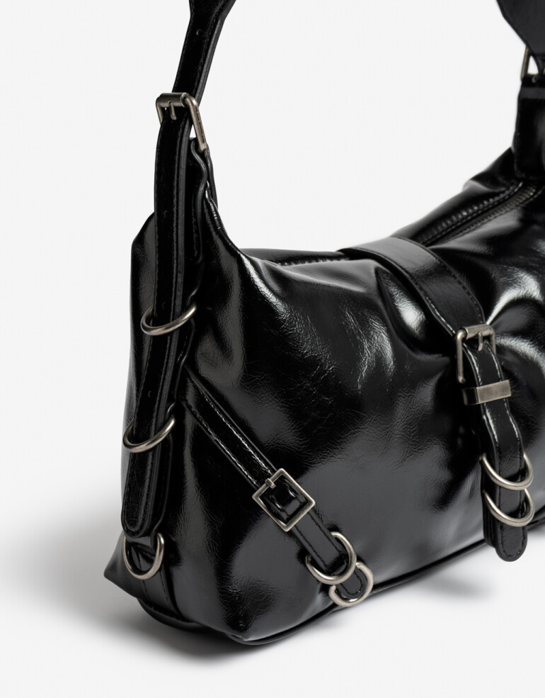 City Cartera Baguette Negro - Negro