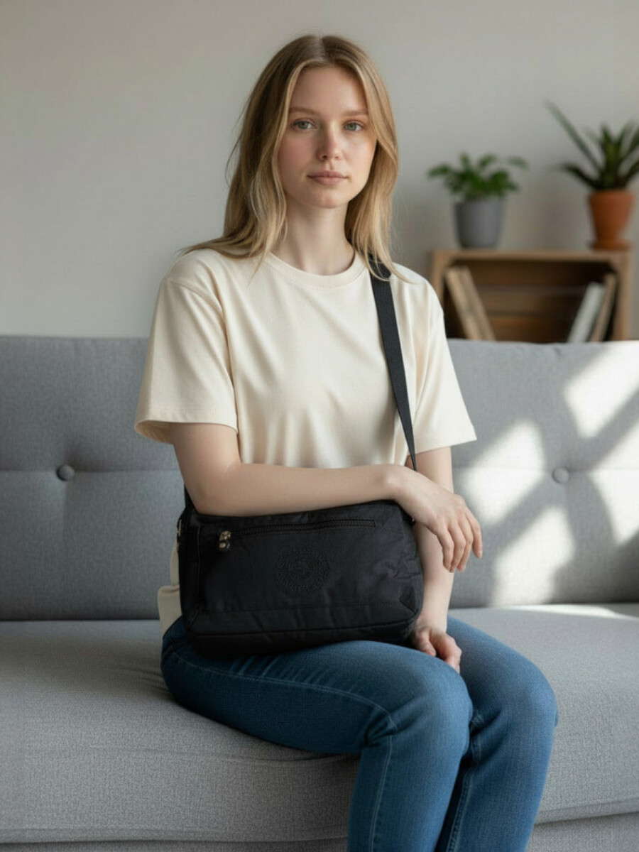 Morral mediano - Negro 