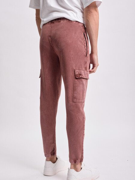 Pantalón deportivo cargo jogger Marrón