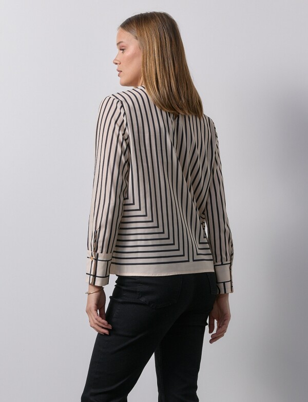 Blusa Lineas BEIGE