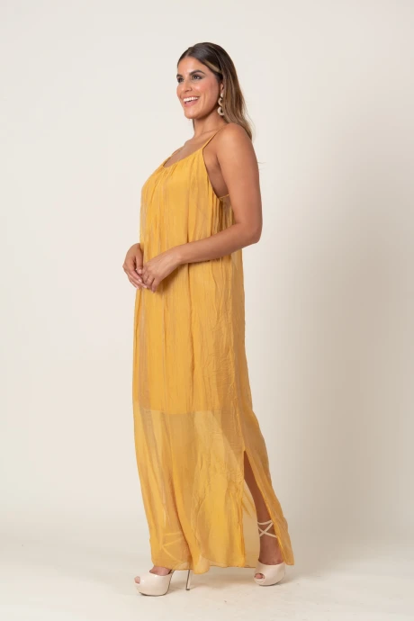VESTIDO ALTEA Mostaza