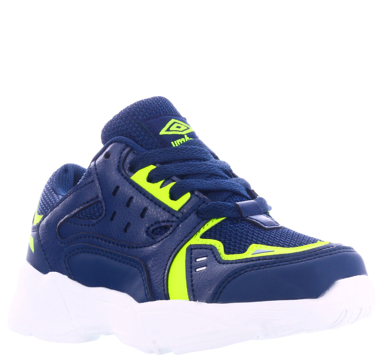 Championes Infantiles Umbro JOY Jrs. - Azul Marino - Verde - Blanco 