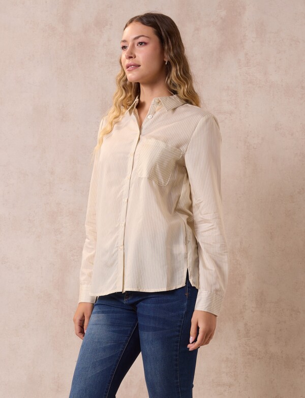 Camisa Lineas MULTI/AMARILLO