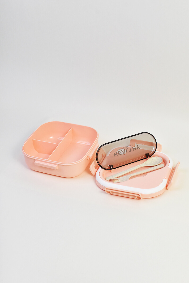Vianda con divisiones - Rosado 