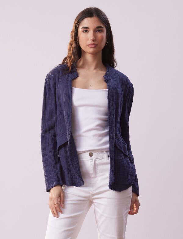 Chaqueta Algodon AZUL