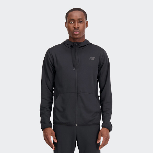 Campera New Balance Tenacity Knit Negro