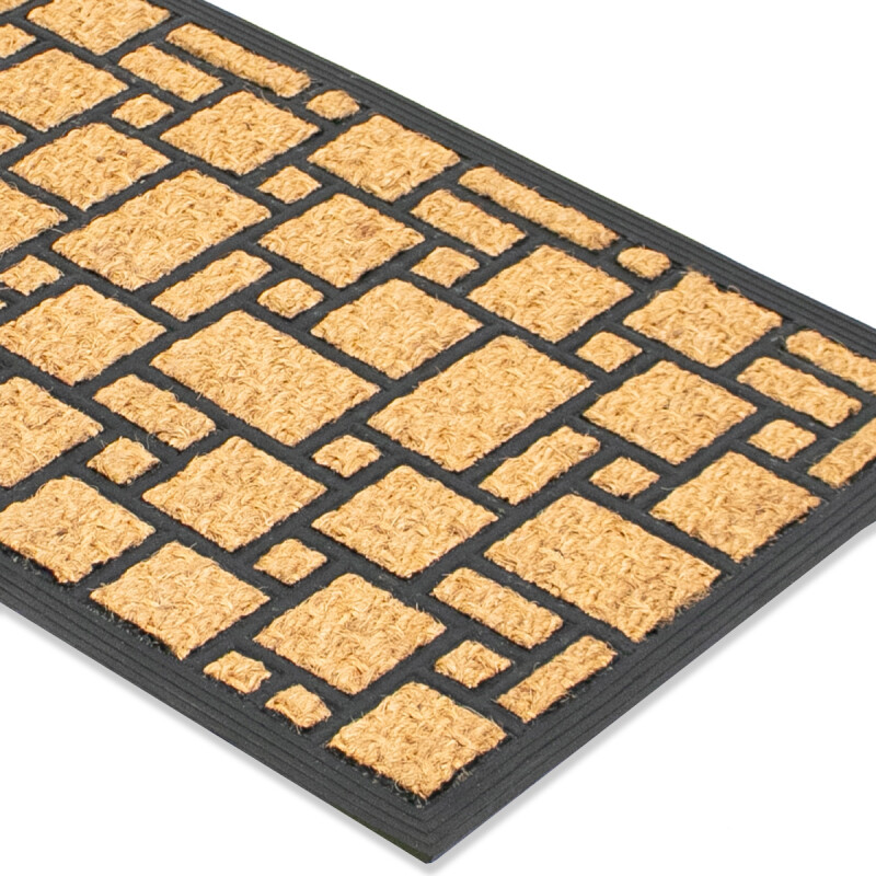 ALFOMBRA COCO C/BASE DE GOMA 40X60CM Unica