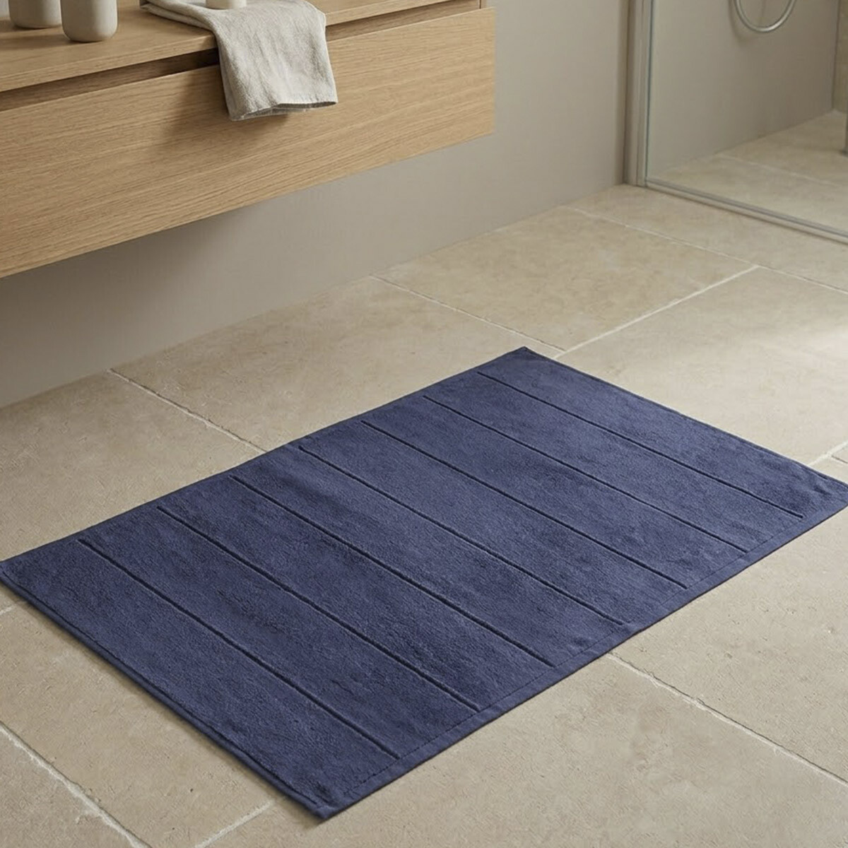 Toalla Piso Comfort Dohler 50 x 70 cm - AZUL 