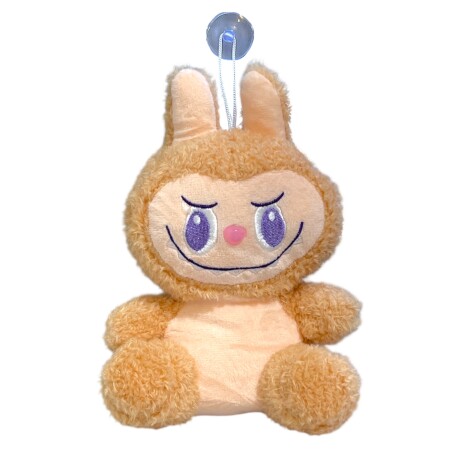 Muñeco Labubu para Colgar Marrón