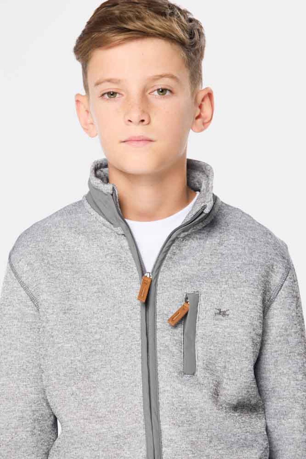 CAMPERA FELPA ESPECIAL Gris