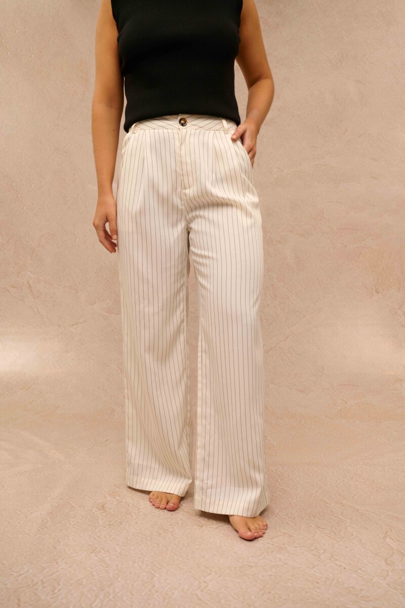 PANTALON CARIS CRUDO Y NEGRO 