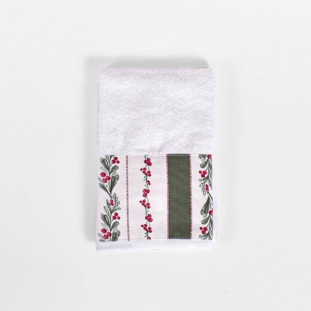 Toalla Social 30x50 Navidad 2026 Holiday Berries