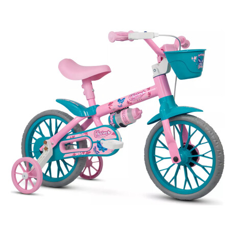 Bicicleta Niño Infantil R12 Con Ruedas De Entrenamiento Rosa