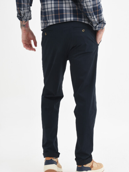 Pantalón chino Azul Marino