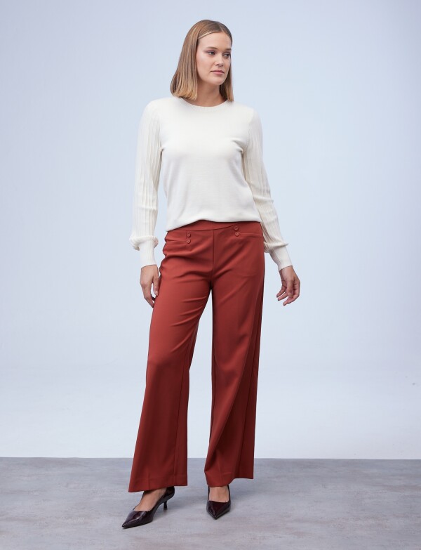 Pantalon Wide Leg TERRACOTA