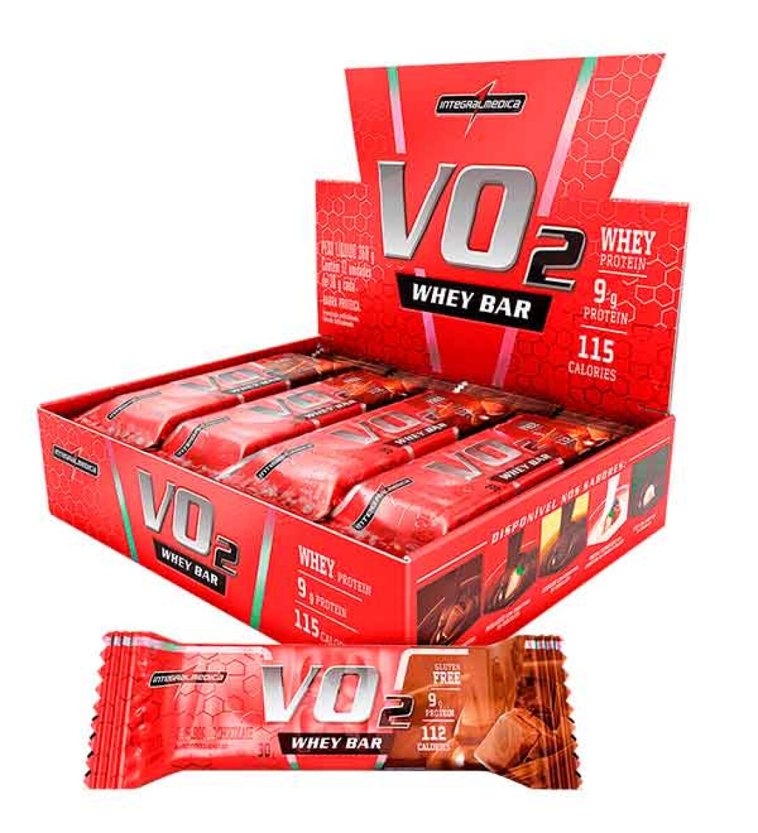 Barra Proteica Whey Bar Choco V02 Caja 12 Un 