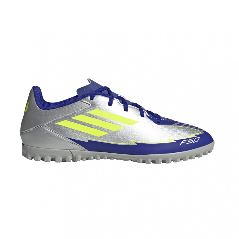 Championes adidas F50 Club Messi Silver & Blue