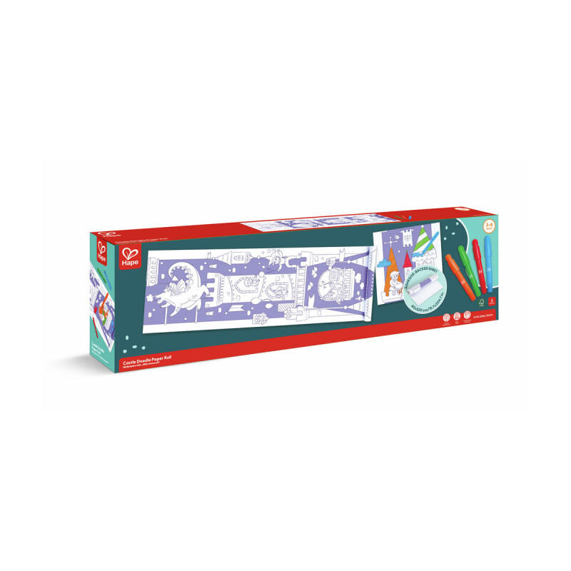 Rollo de Papel para pintar Castillos Hape Rollo de Papel para pintar Castillos Hape