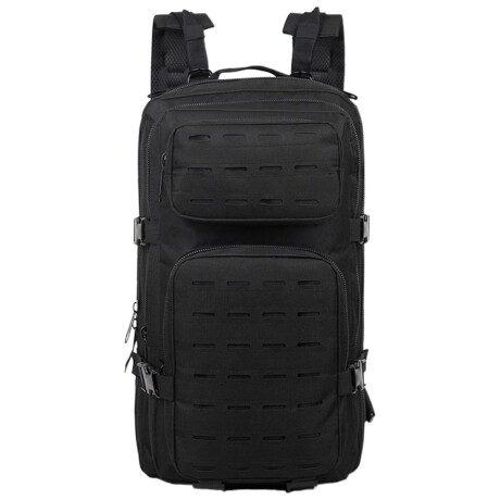 Mochila táctica 35 litros sistema Molle láser Negro