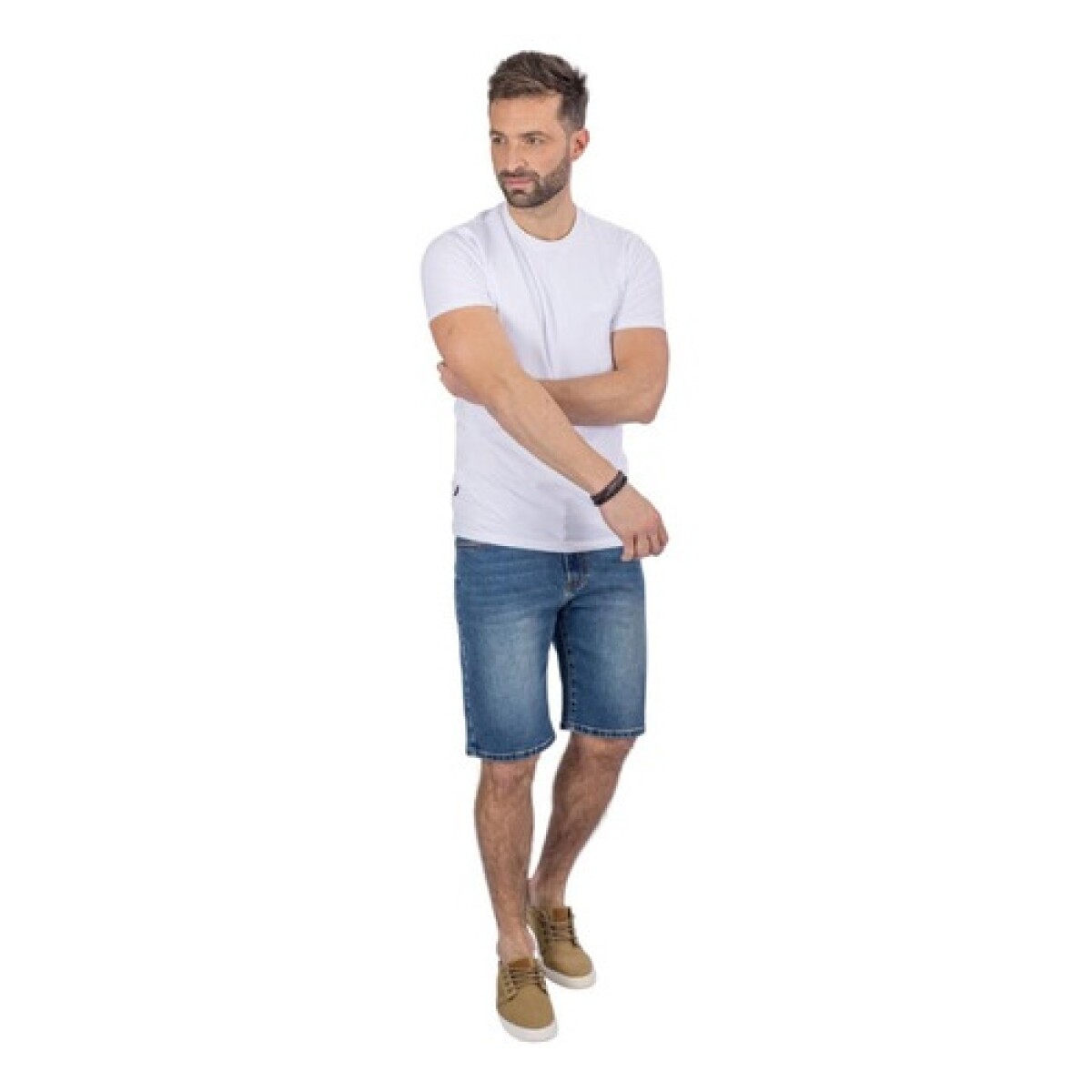 Short bermuda de jeans UFO Jonas Azul Oscuro 