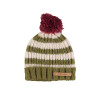 Gorro de lana Piu Verde y Crudo