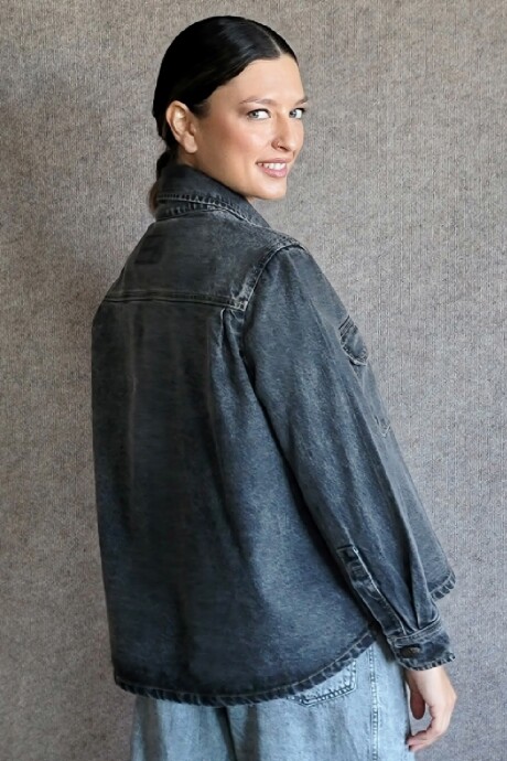 Sobrecamisa Ginebra Denim Negro