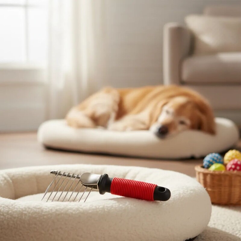 PEINE SACANUDO MANGO ROJO PEINE SACANUDO MANGO ROJO